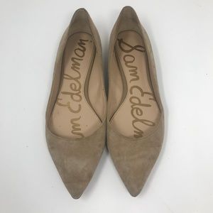 Sam Edelman Rae Flats Nude Suede 7.5
